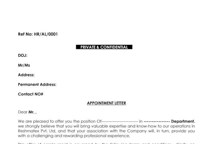 be your professional HR consultant for policies and contract